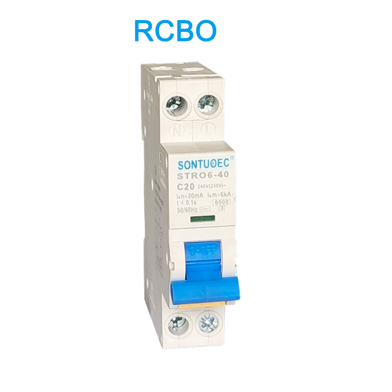 Stro6-40 Circuit Breaker DIN Rail Type Installasie RCBO